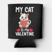 私の猫はバレンタインデーの愛猫おもしろいである 缶クーラー (正面)
