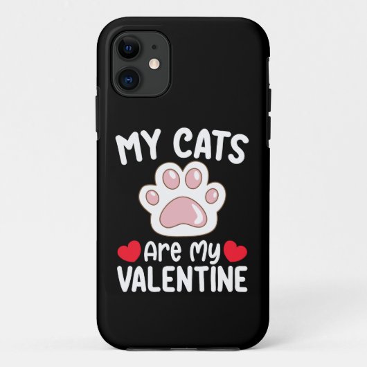 私の猫はバレンタインデーの愛猫おもしろいである Case-Mate iPhoneケース (裏面)