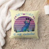 私の猫はバレンタイン クッション (ブランケット)