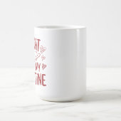 私の猫はバレンタイン コーヒーマグカップ (中央)