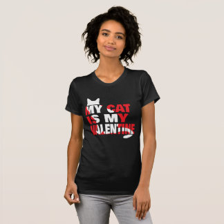 私の猫はバレンタイン Tシャツ
