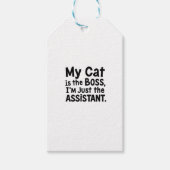 私の猫はボス ギフトタグ (正面)