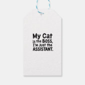 私の猫はボス ギフトタグ (裏面)