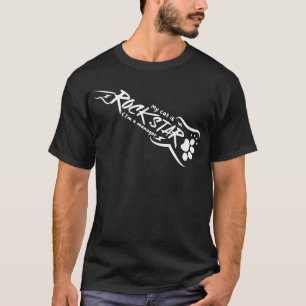 私の猫はロックスターで、私はマネージャー/パンクロックスター Tシャツ