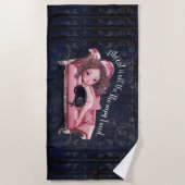 私の猫は必要なセラピーだ ビーチタオル (正面)