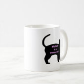 私の猫は民主党支持 コーヒーマグカップ (正面右)