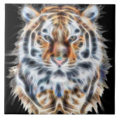 私の猫は演技アップタイガーの顔のエネルギー タイル (正面)