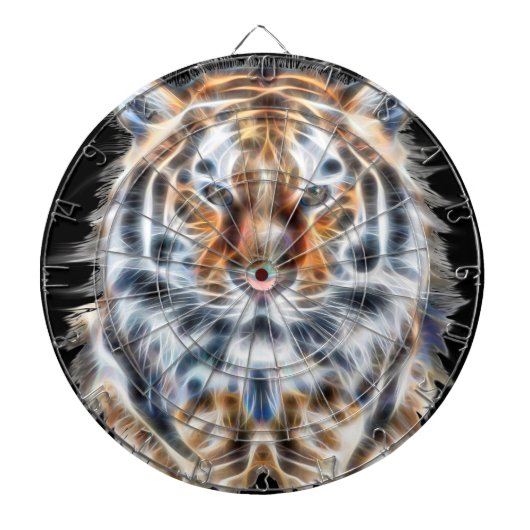 私の猫は演技アップタイガーの顔のエネルギー ダーツボード (正面)