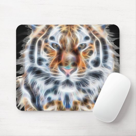 私の猫は演技アップタイガーの顔のエネルギー マウスパッド (マウス)