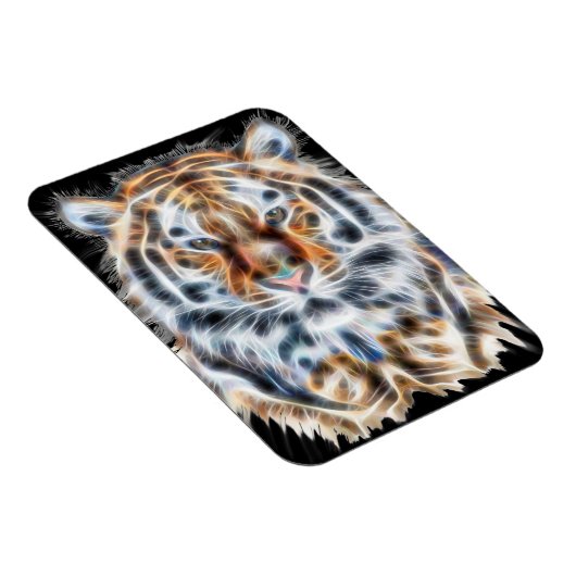 私の猫は演技アップタイガーの顔のエネルギー マグネット (右側)