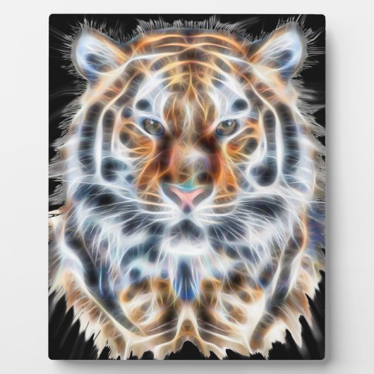 私の猫は演技アップタイガーエネルはっきりしたギー フォトプラーク (正面)