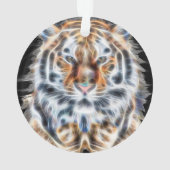 私の猫は演技アップタイガーヘッドエネルギー オーナメント (裏面)