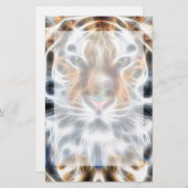 私の猫は演技アップワイルドタイガーエネルギー 便箋 (正面/裏面)