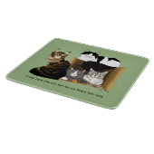 私の猫は猫を飼っている カッティングボード (角)