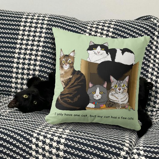 私の猫は猫を飼っている クッション
