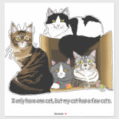 私の猫は猫を飼っている シール (シート)