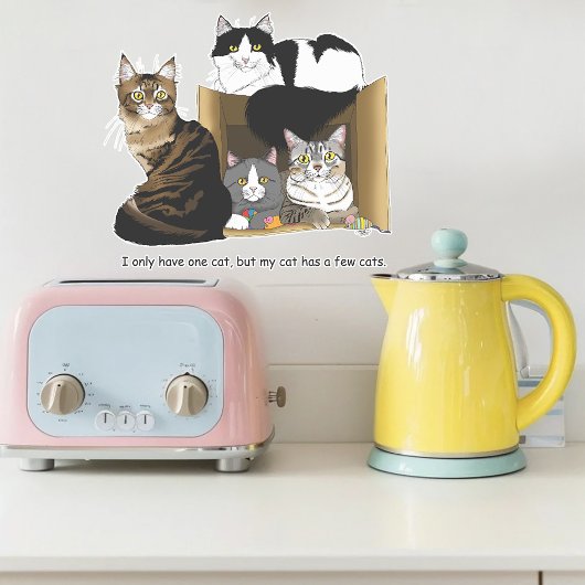 私の猫は猫を飼っている シール