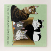 私の猫は猫を飼っている ジグソーパズル (横)