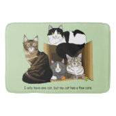 私の猫は猫を飼っている バスマット (正面)