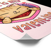 私の猫は私のバレンタインデー虎猫 ポスター (角)