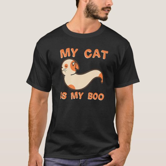 私の猫は私のブハロウィーン猫1 Tシャツ (正面)