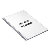 私の猫は私の世界 ノートブック (右側)