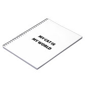 私の猫は私の世界 ノートブック (左側)