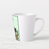 私の猫は私のBFFの猫だ カフェラテマグ (右)