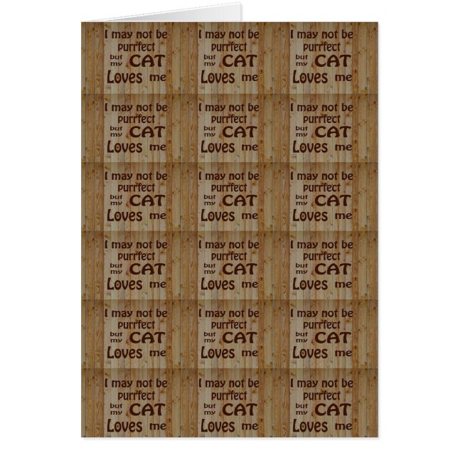 私の猫は私を愛している (正面)