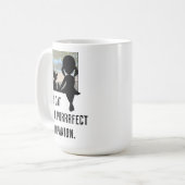 私の猫は親しみやすい仲間だ。猫好き コーヒーマグカップ (正面左)