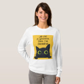 私の猫は頭が切れる大統領の汗シャツよりも優しい Tシャツ (正面フル)