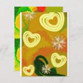 私の猫への愛 インビテーションポストカード (正面/裏面)