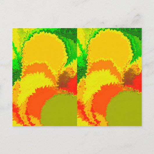 私の猫への愛 インビテーションポストカード (裏面)