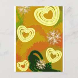 私の猫への愛 インビテーションポストカード