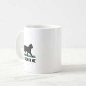 私の猫をスナックおもしろいしない3 コーヒーマグカップ (正面左)