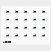 私の猫をスナックおもしろいしない3 ラウンドシール (シート)