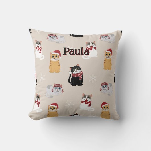 私の猫を愛しなさい クッション (正面)