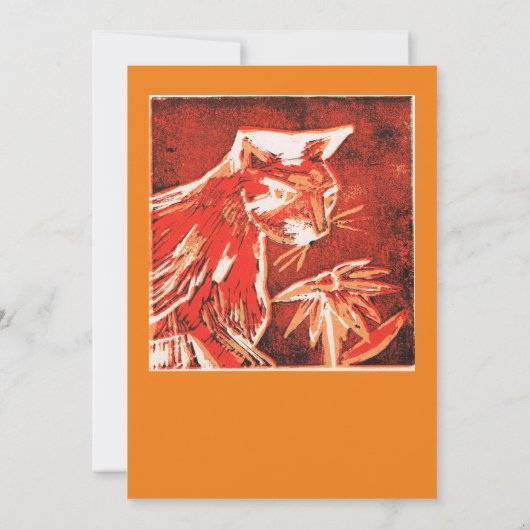 私の猫カードを預かってくれてありがとう サンキューカード (裏面)