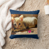 私の猫ハート クッション (ブランケット)