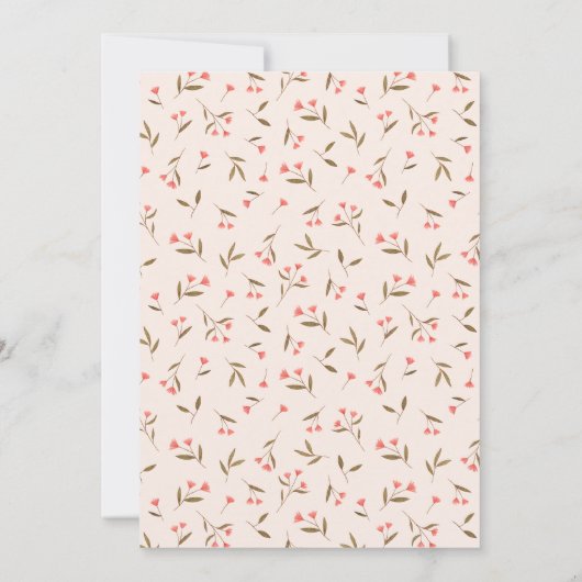 私の猫誕生日 招待状 (裏面)