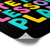 私の猫食べは女性のためのおもしろい先生 ポスター (角)