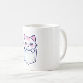 私の猫 コーヒーマグカップ (正面右)