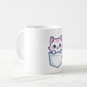 私の猫 コーヒーマグカップ (正面左)