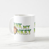 私の猿を平手で打って下さい コーヒーマグカップ (正面左)