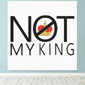 私の王ではない キャンバスプリント (インサイチュ (ウッドフロア))