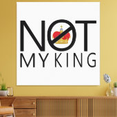 私の王ではない キャンバスプリント (インサイチュ (リビング))