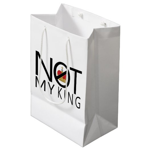 私の王ではない ミディアムペーパーバッグ (正面アングル)