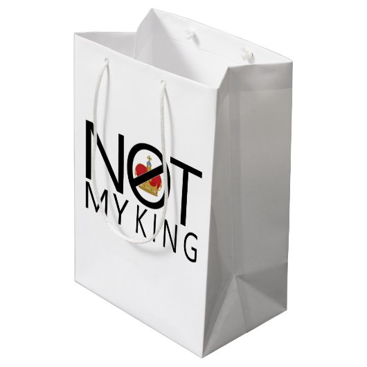 私の王ではない ミディアムペーパーバッグ (裏面アングル)