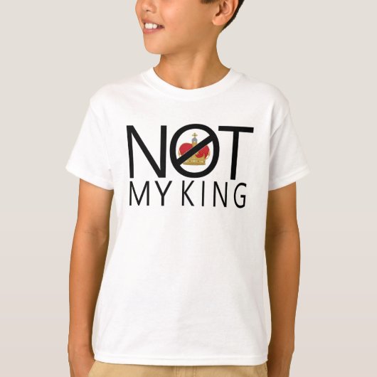 私の王ではない Tシャツ (正面)