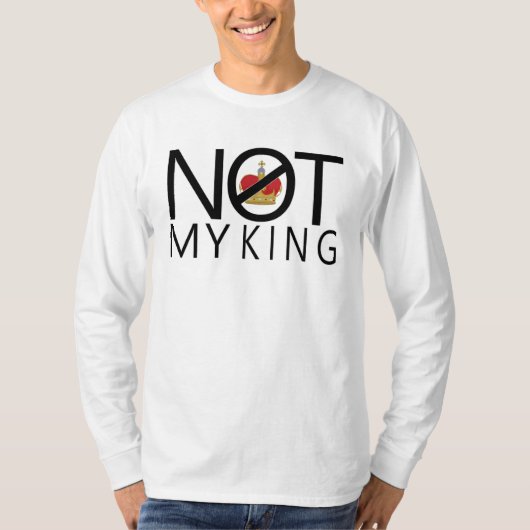 私の王ではない Tシャツ (正面)